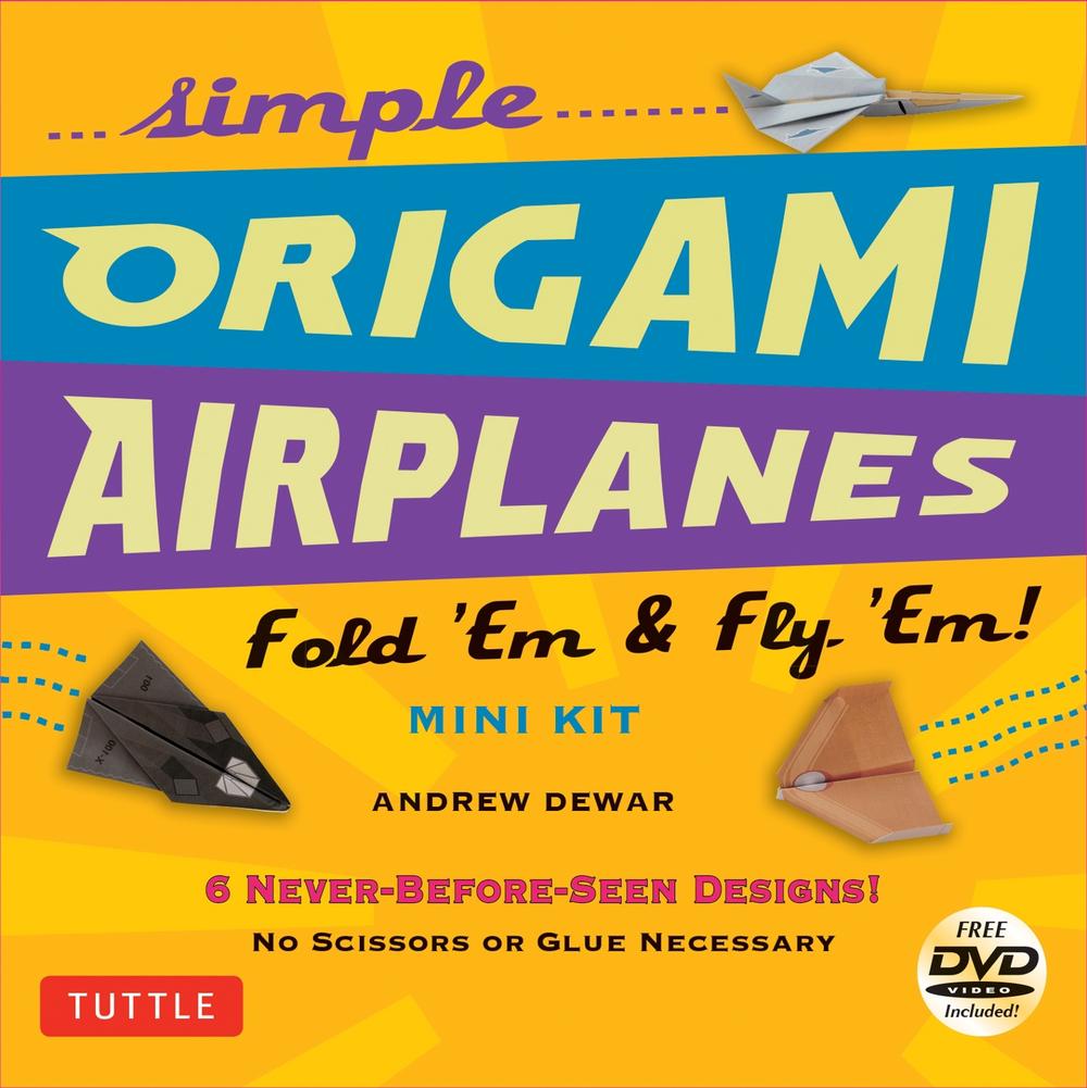 Simple Origami Airplanes Mini Kit, 9780804843454
