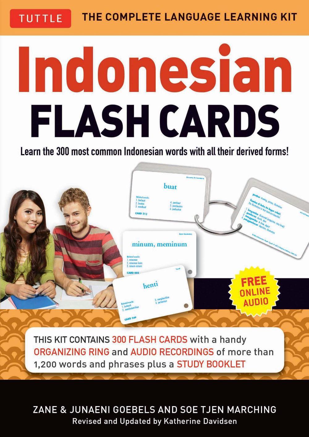 Indonesian Flash Cards, 9780804843638