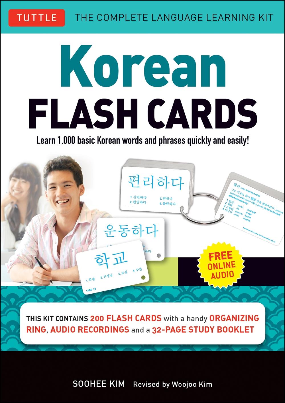 Korean Flash Cards Kit, 9780804844826