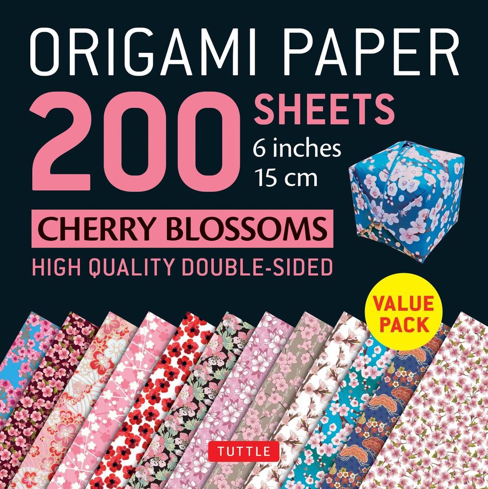 Origami Paper 200 sheets Cherry Blossoms 6 inch (15 cm) - ISBN: 9780804850315