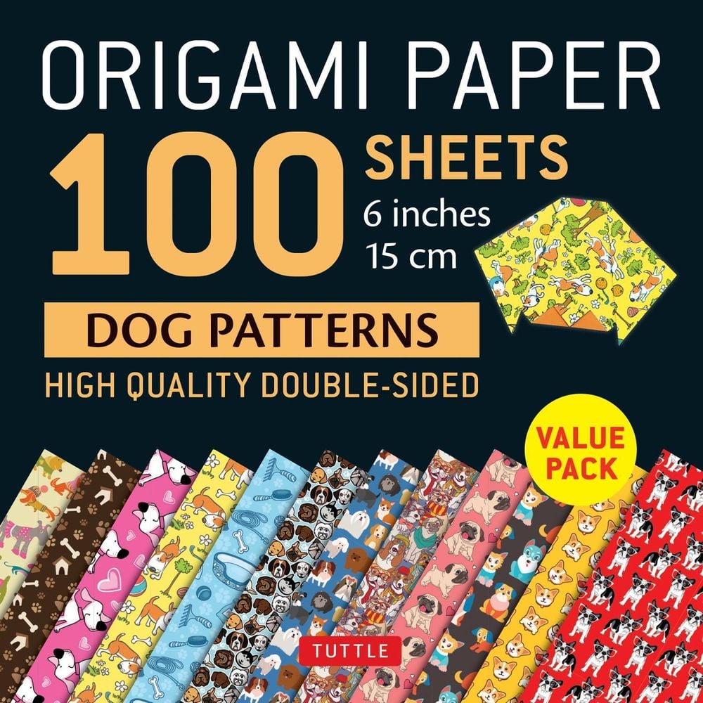 Origami Paper 100 sheets Dog Patterns 6" (15 cm) by .. Tuttle Studio - ISBN: 9780804851442