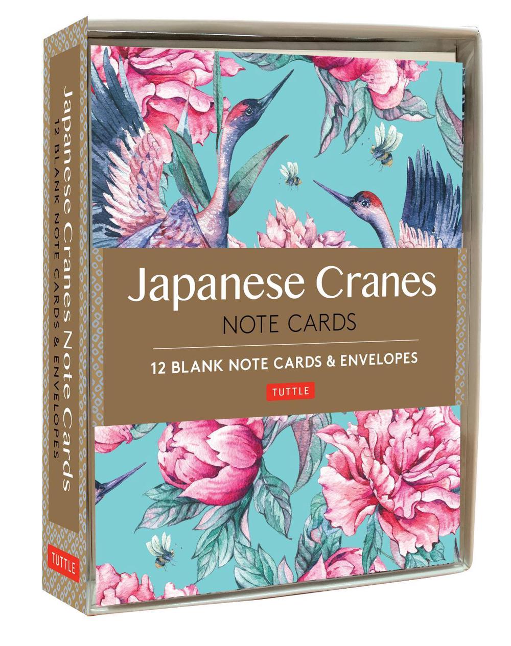 Japanese Cranes Note Cards, 9780804851640