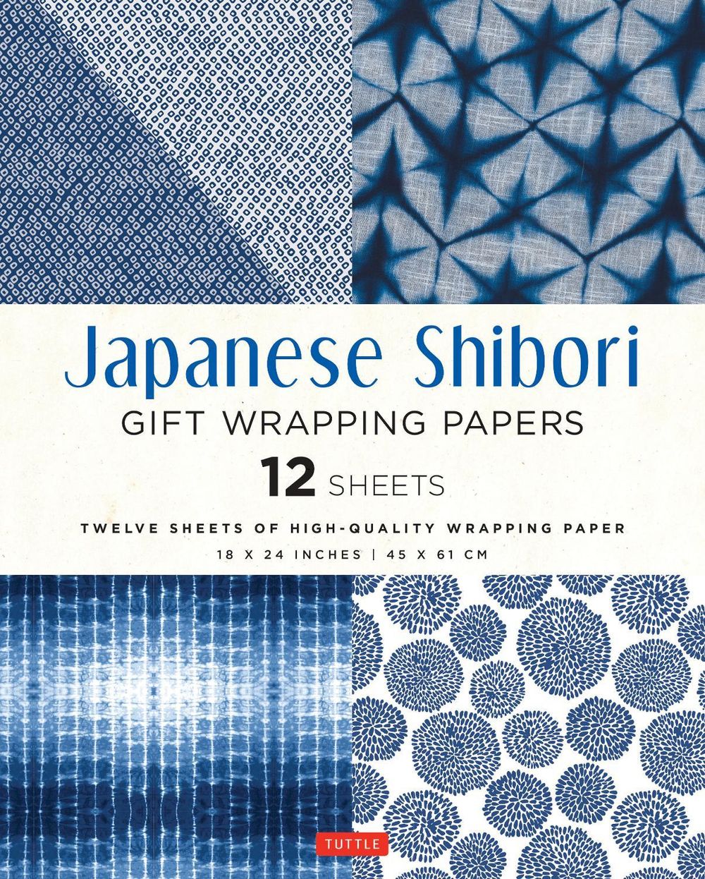 Japanese Shibori Gift Wrapping Papers - 12 Sheets - ISBN: 9780804852494