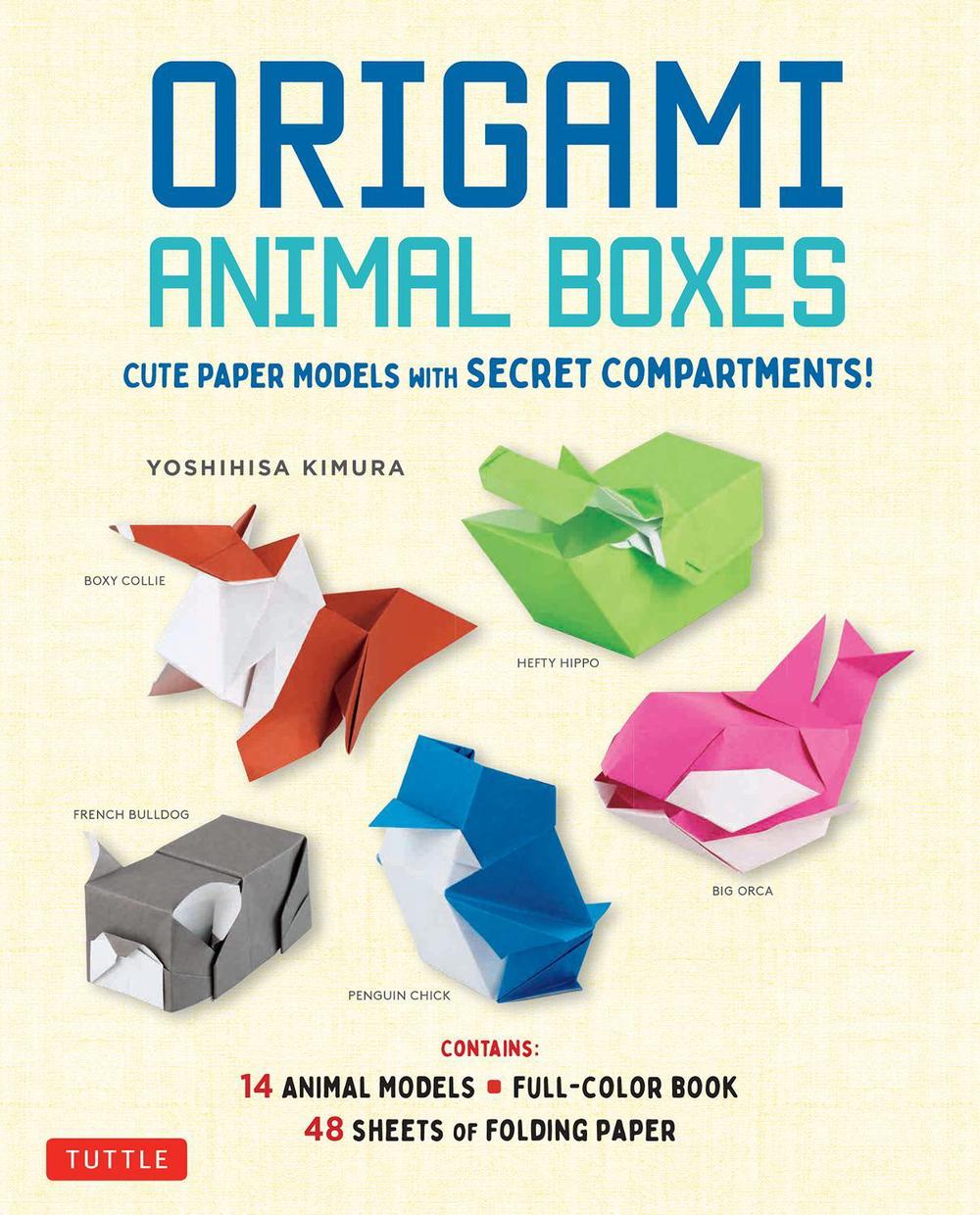 Origami Animal Boxes Kit, 9780804852548