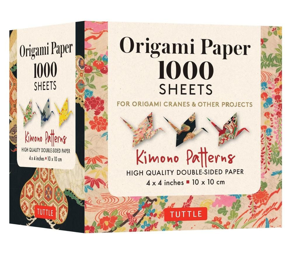 Origami Paper 1,000 sheets Kimono Patterns 4" (10 cm) by .. Tuttle Studio - ISBN: 9780804853644
