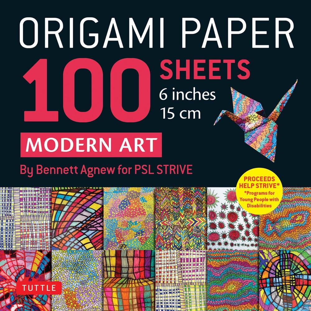 Origami Paper 100 sheets Modern Art 6" (15 cm) by Bennett Agnew - ISBN: 9780804856621