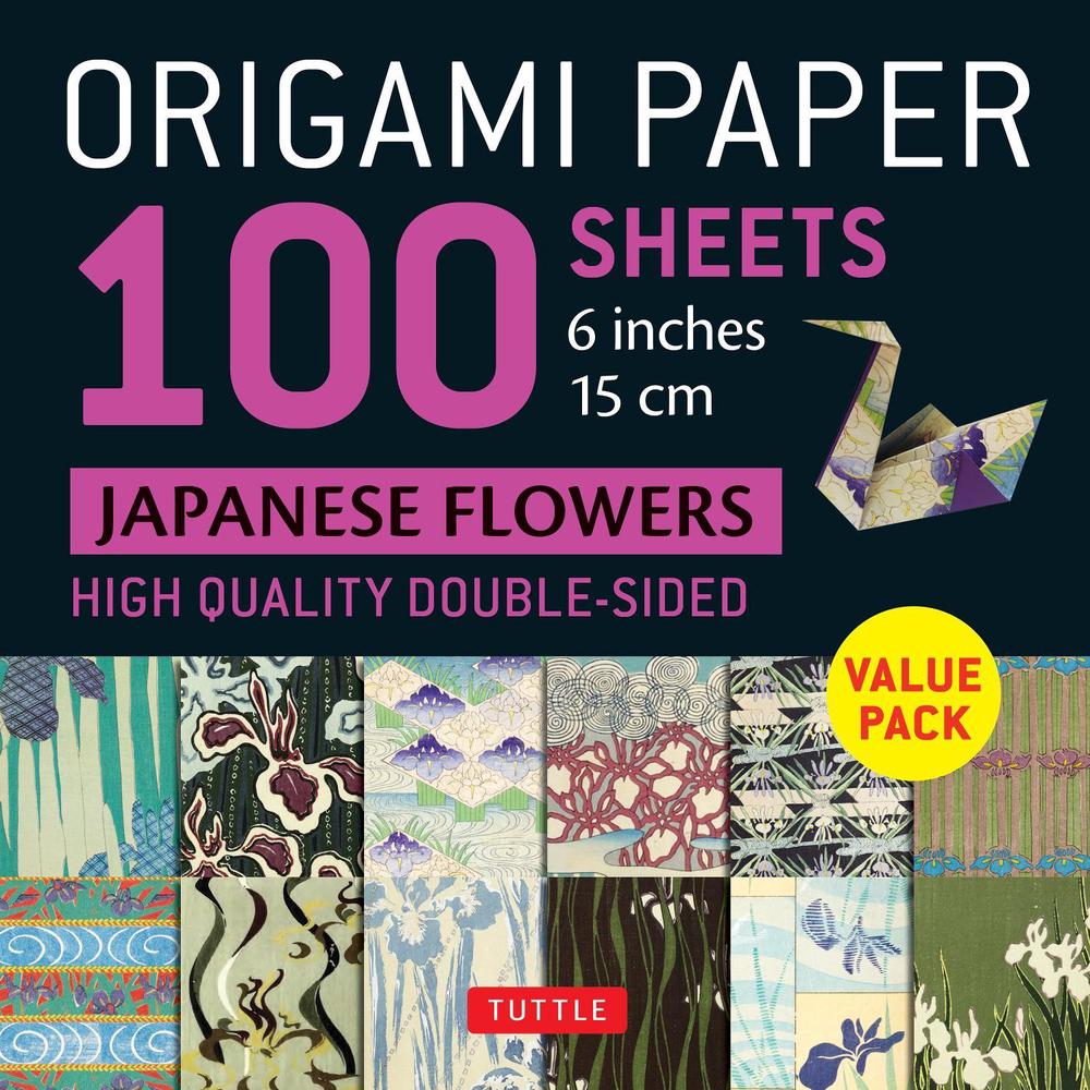 Origami Paper 100 sheets Japanese Flowers 6" (15 cm), 9780804856997