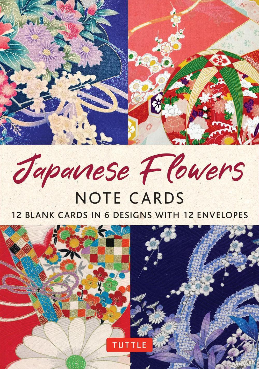 Japanese Flowers, 12 Note Cards, 9780804857772