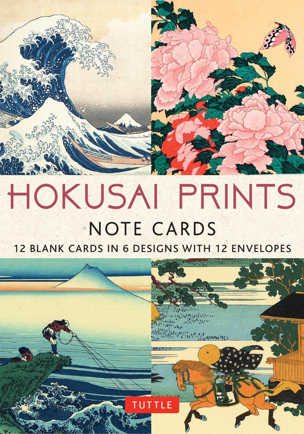 Hokusai Prints Note Cards - 12 Cards, 9780804858069