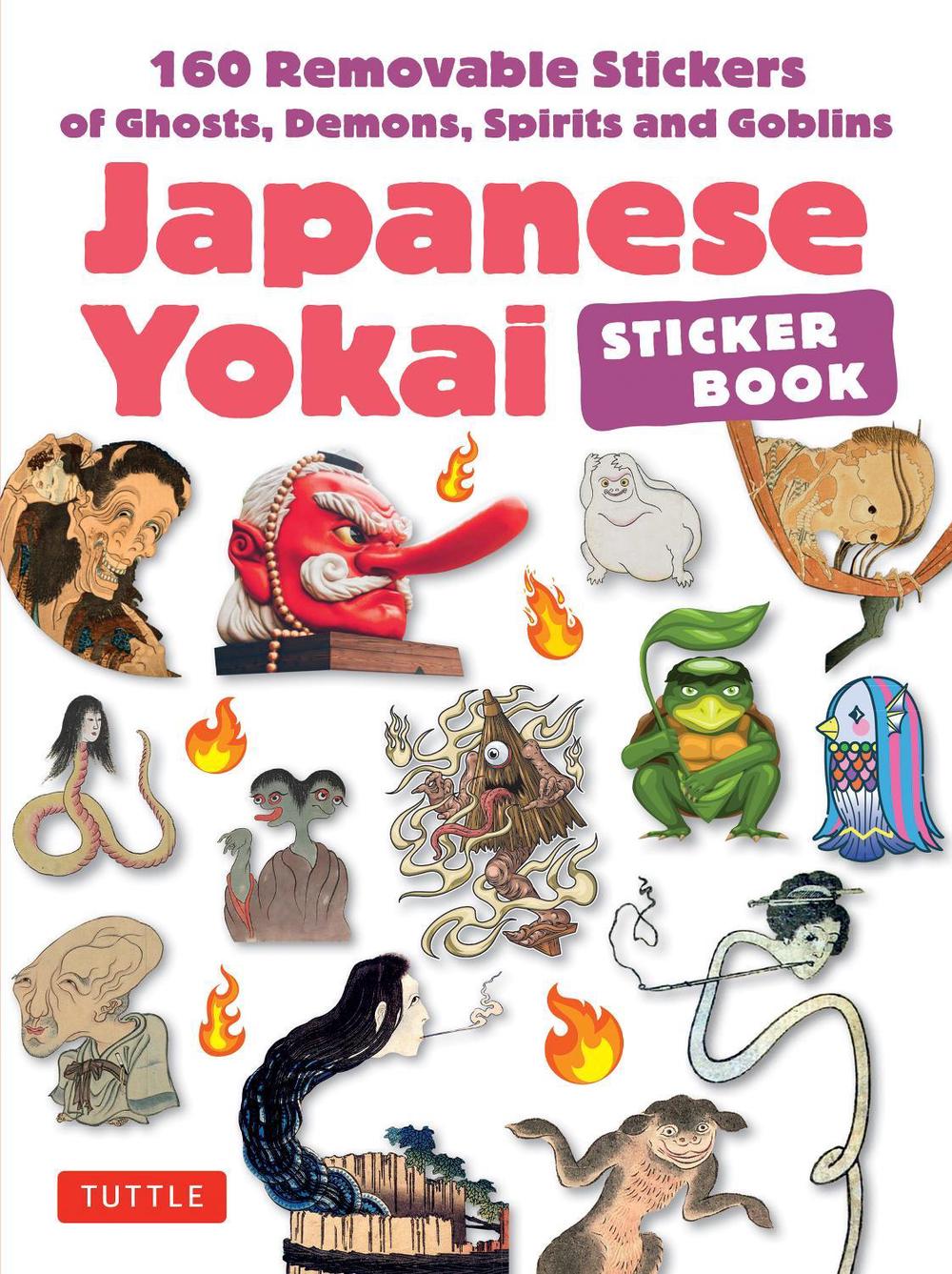 Japanese Yokai Sticker Book, 9780804858274