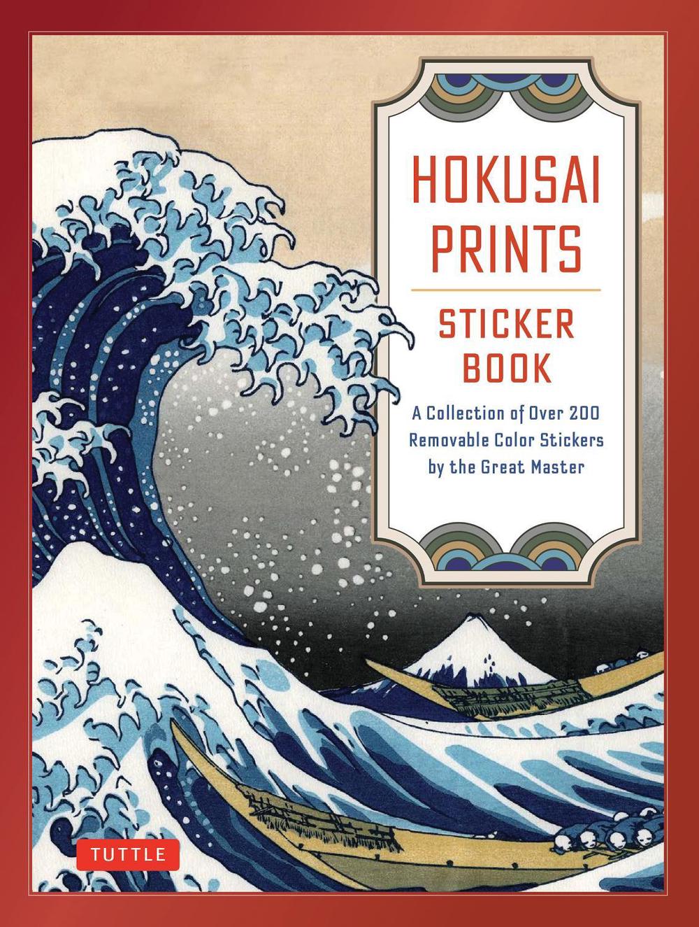 Hokusai Prints Sticker Book, 9780804858281