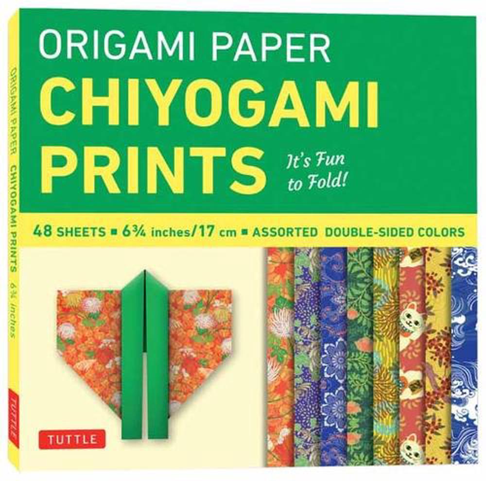 Origami Paper 48 Sheet Chiyogami Prints 6 3/4" (17 cm), 9780804858472