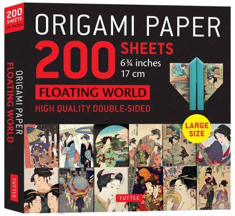 Origami Paper 200 sheets Floating World 6 3/4" (17 cm), 9780804858533