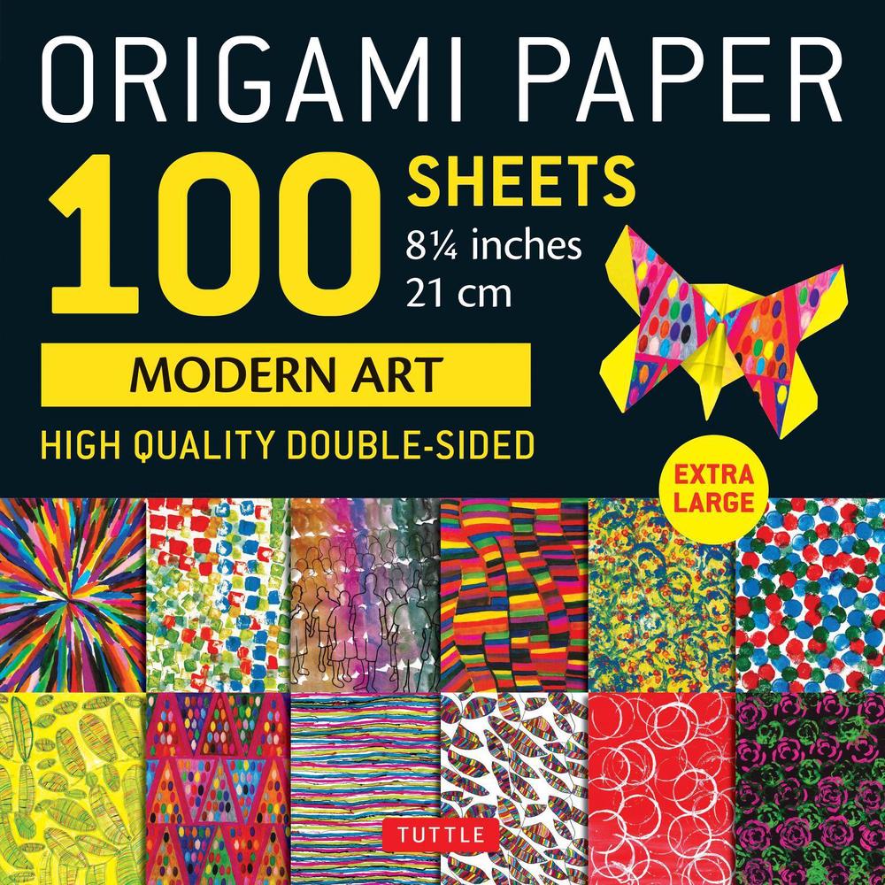 Origami Paper 100 sheets Modern Art 8 1/4" (21 cm), 9780804858922