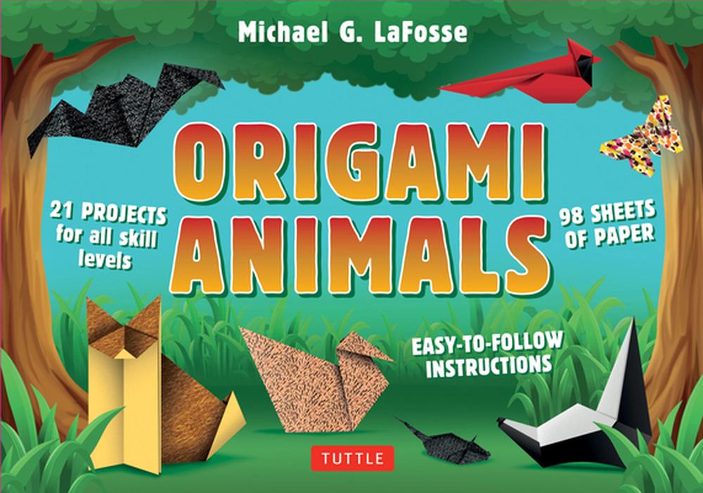 Origami Animals Kit, 9780804859288