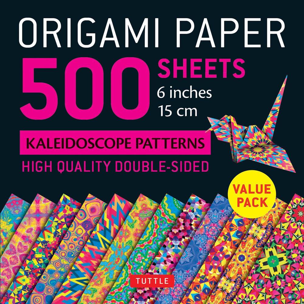 Origami Paper 500 sheets Kaleidoscope Patterns 6" (15 cm), 9780804859318