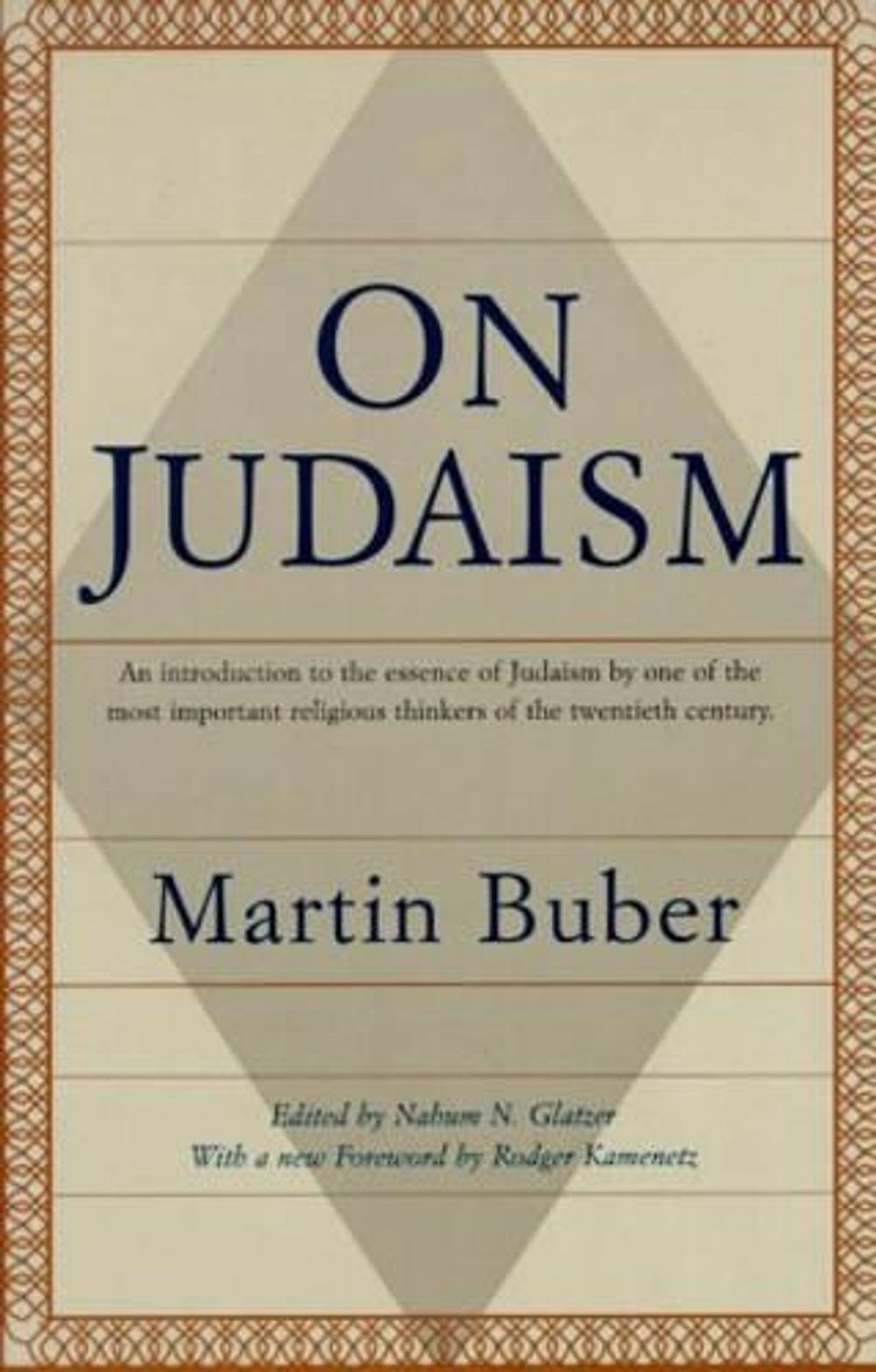 On Judaism by Martin Buber - ISBN: 9780805210507