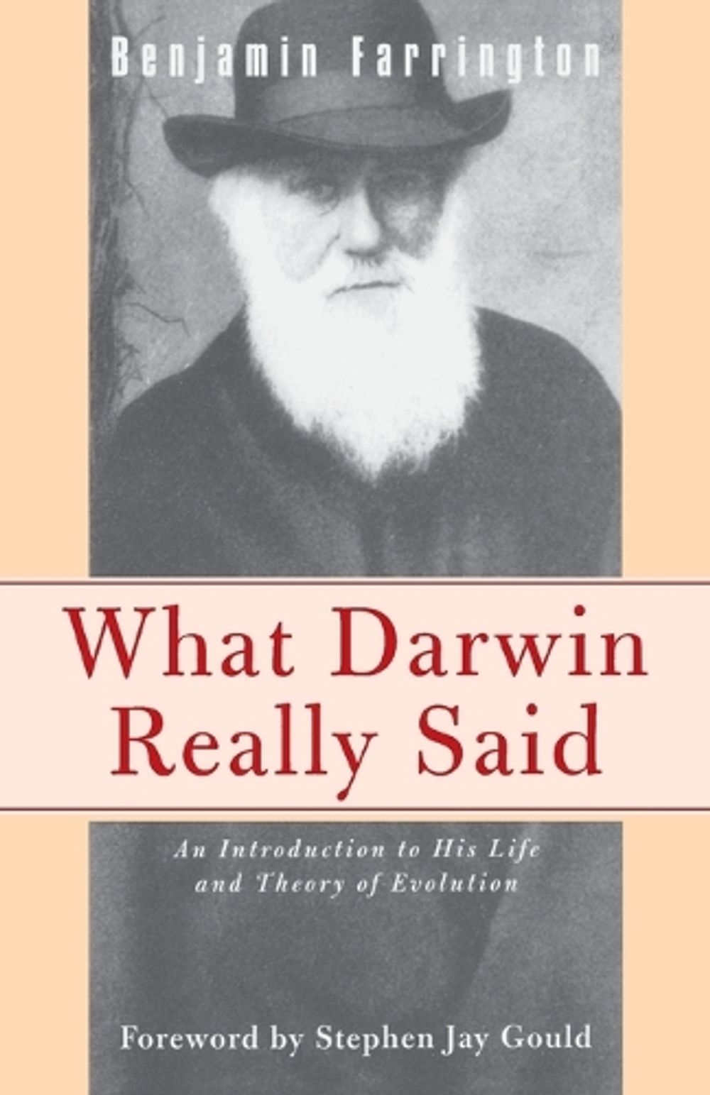 What Darwin Really Said by Benjamin Farrington - ISBN: 9780805210620