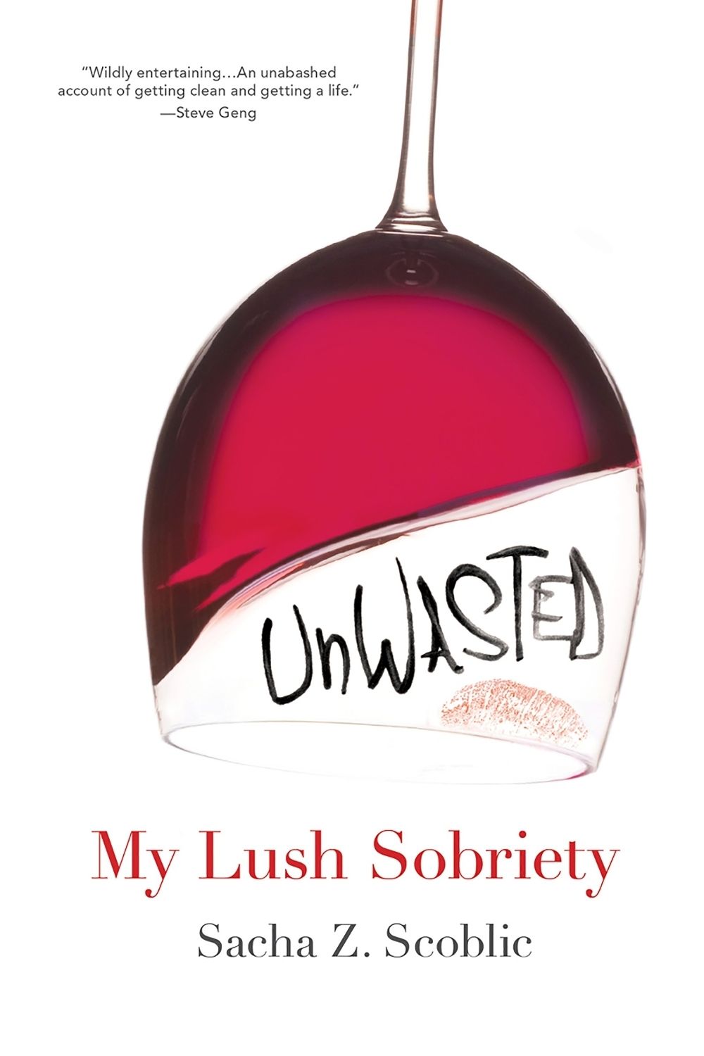 Unwasted: My Lush Sobriety by Sacha Z. Scoblic - ISBN: 9780806534299