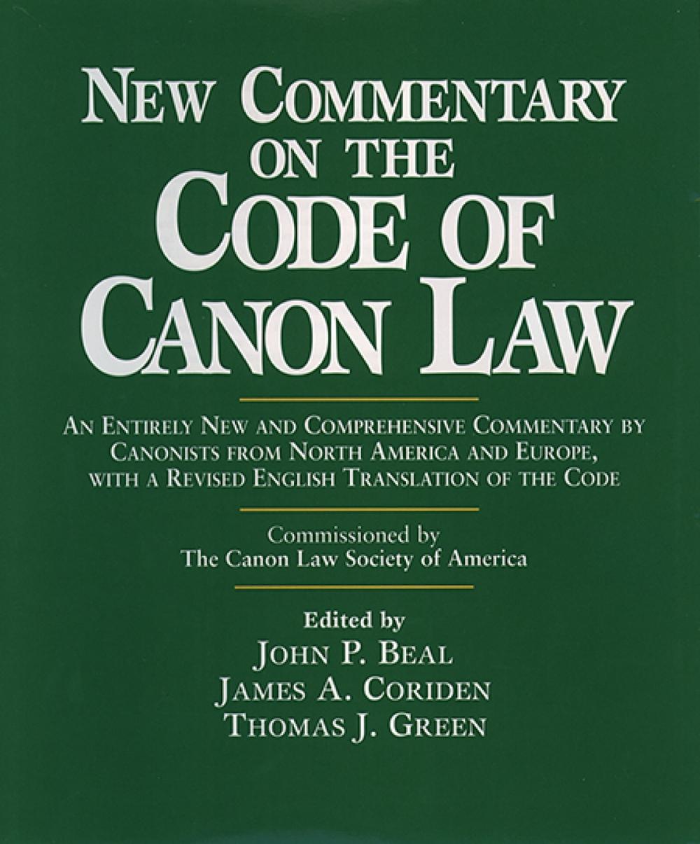 New Commentary on the Code of Canon Law, 9780809105021
