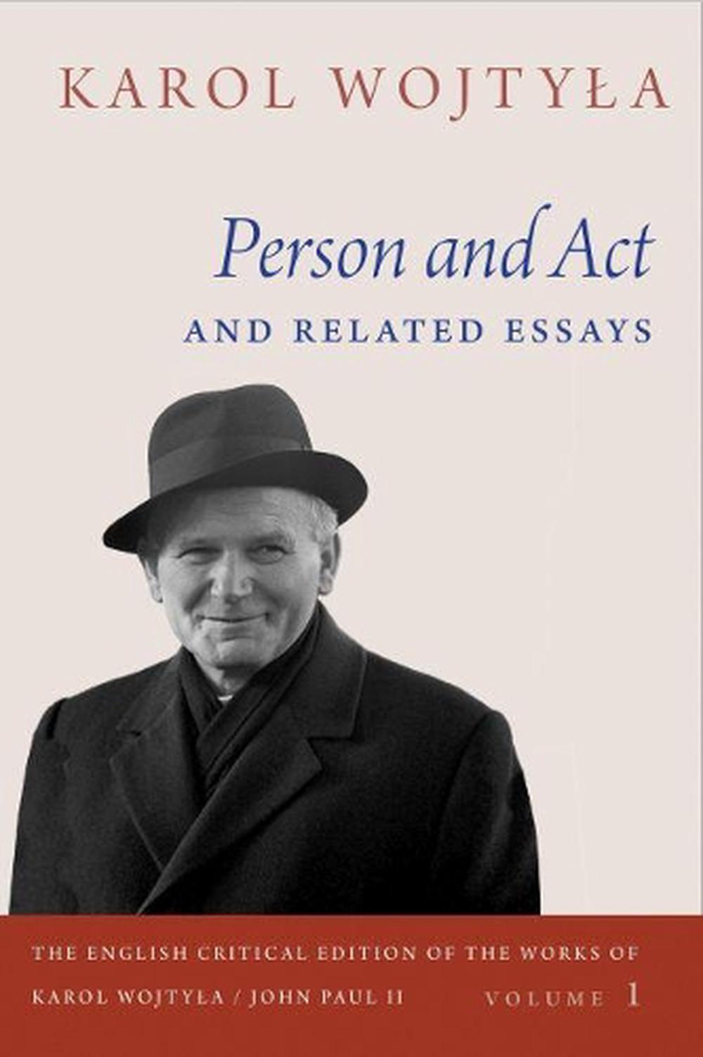 Person and Act and Related Essays, 9780813233666