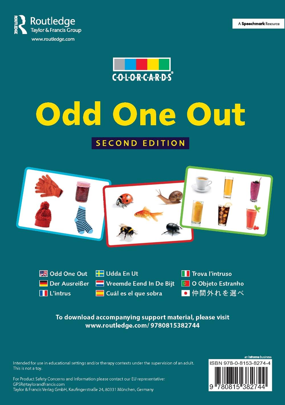 Odd One Out: ColorCards, 2nd Edition by Speechmark, Cards ...