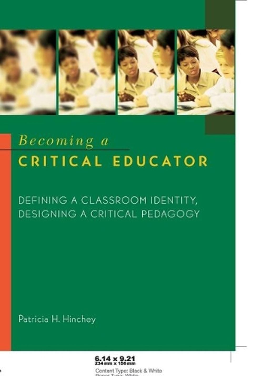 Becoming a Critical Educator by Patricia H. Hinchey, Paperback ...