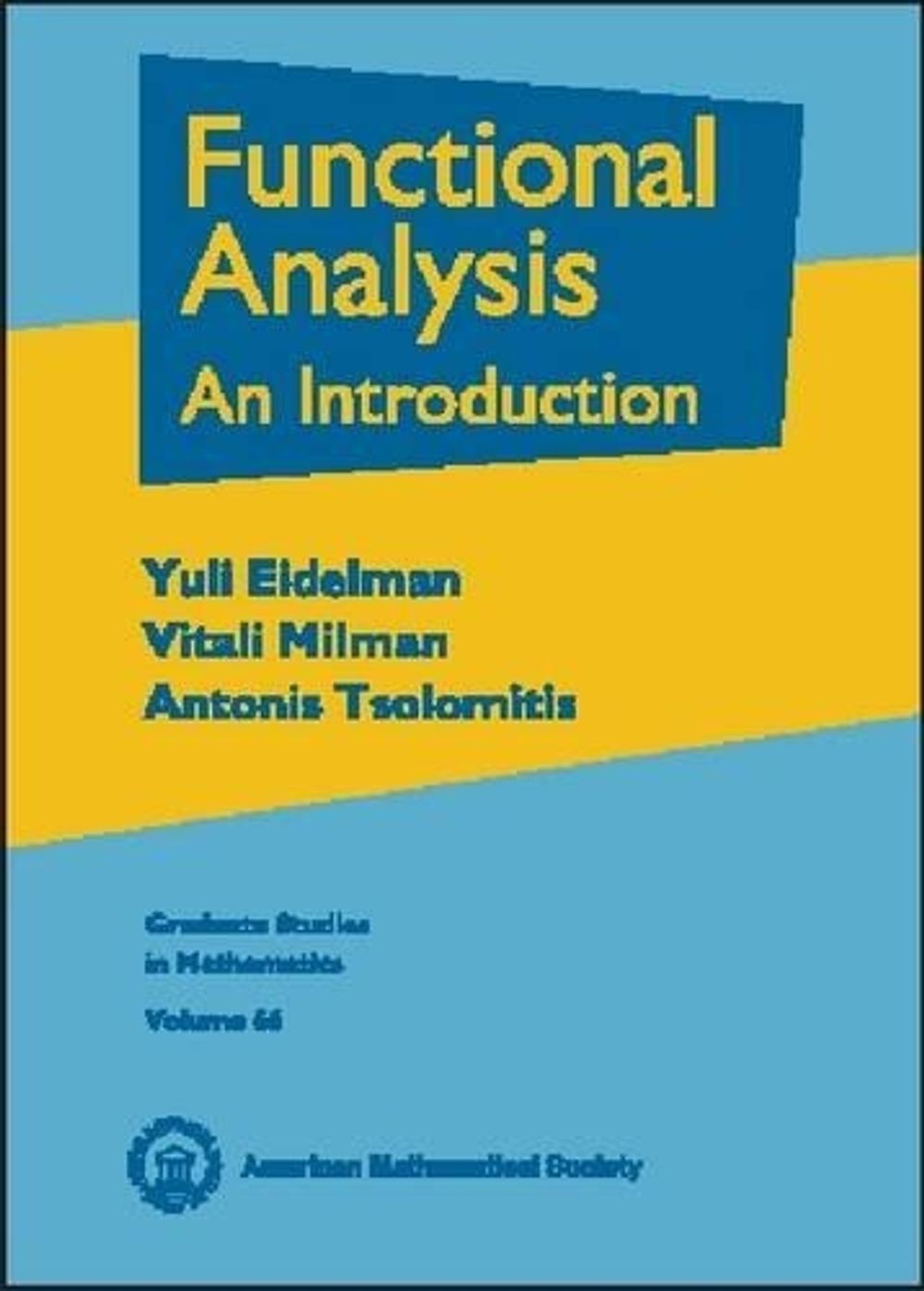 Functional Analysis by Yuli Eidelman - ISBN: 9780821836460