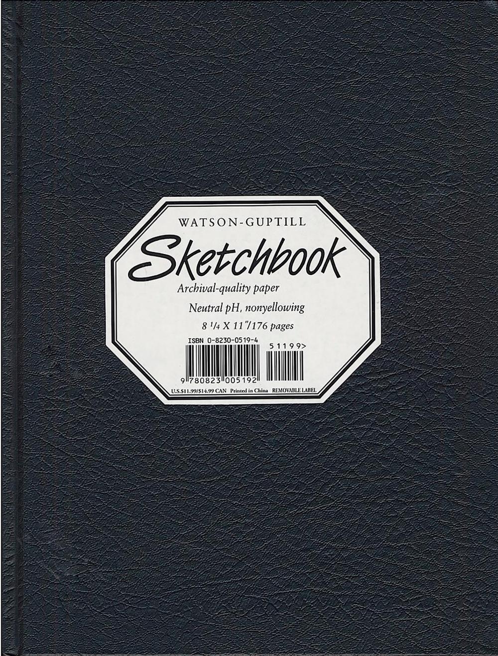 Large Sketchbook (Black) - ISBN: 9780823005192
