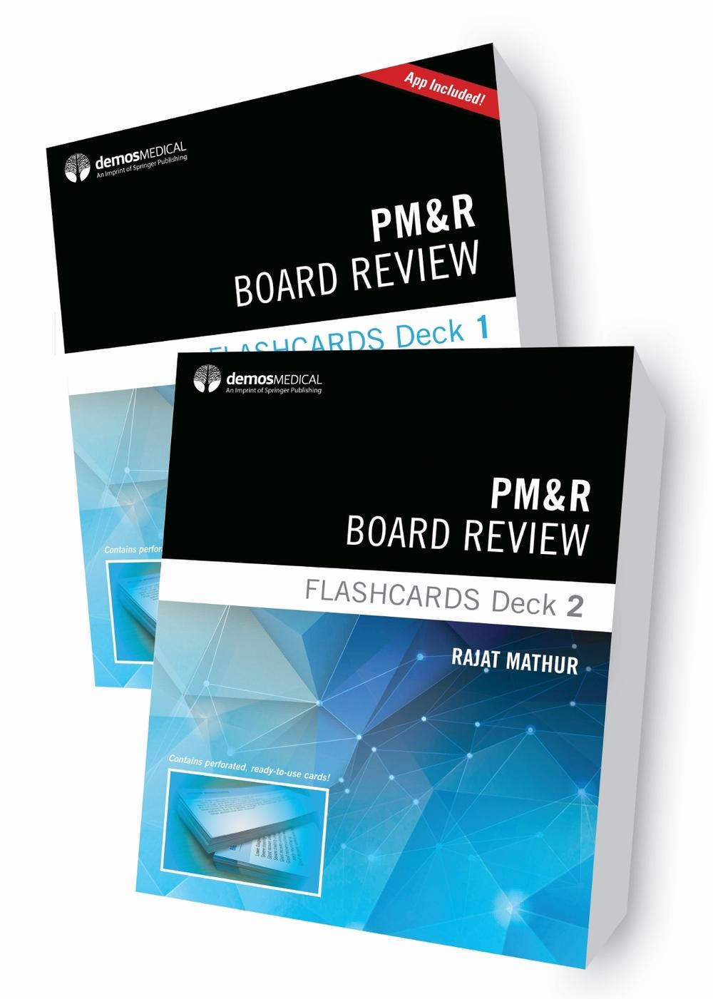 PM&R Board Review Flashcards by Rajat Mathur - ISBN: 9780826138149