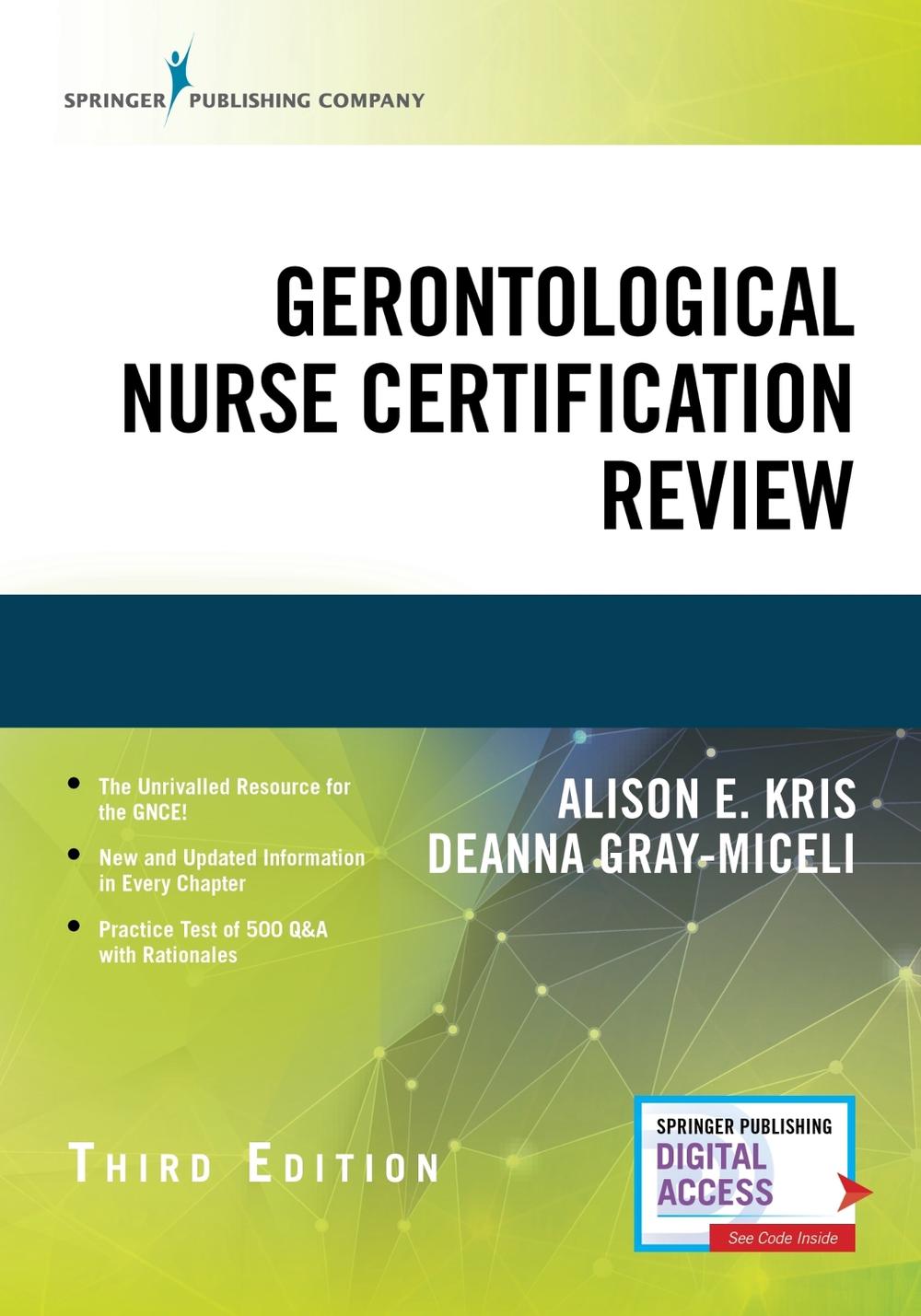 Gerontological Nurse Certification Review, Third Edition, 9780826181633
