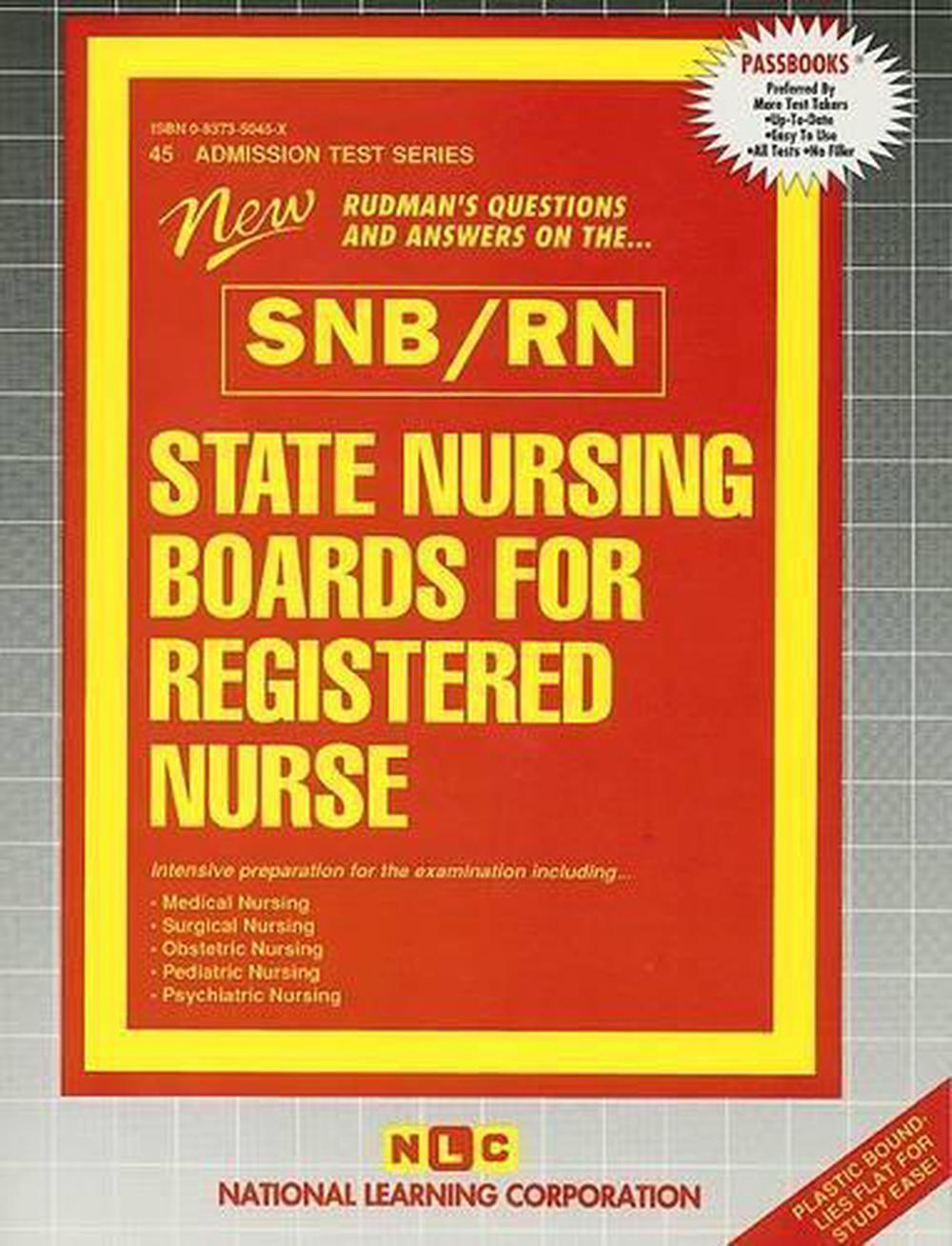 State Nursing Boards for Registered Nurse New Rudman's Questions and