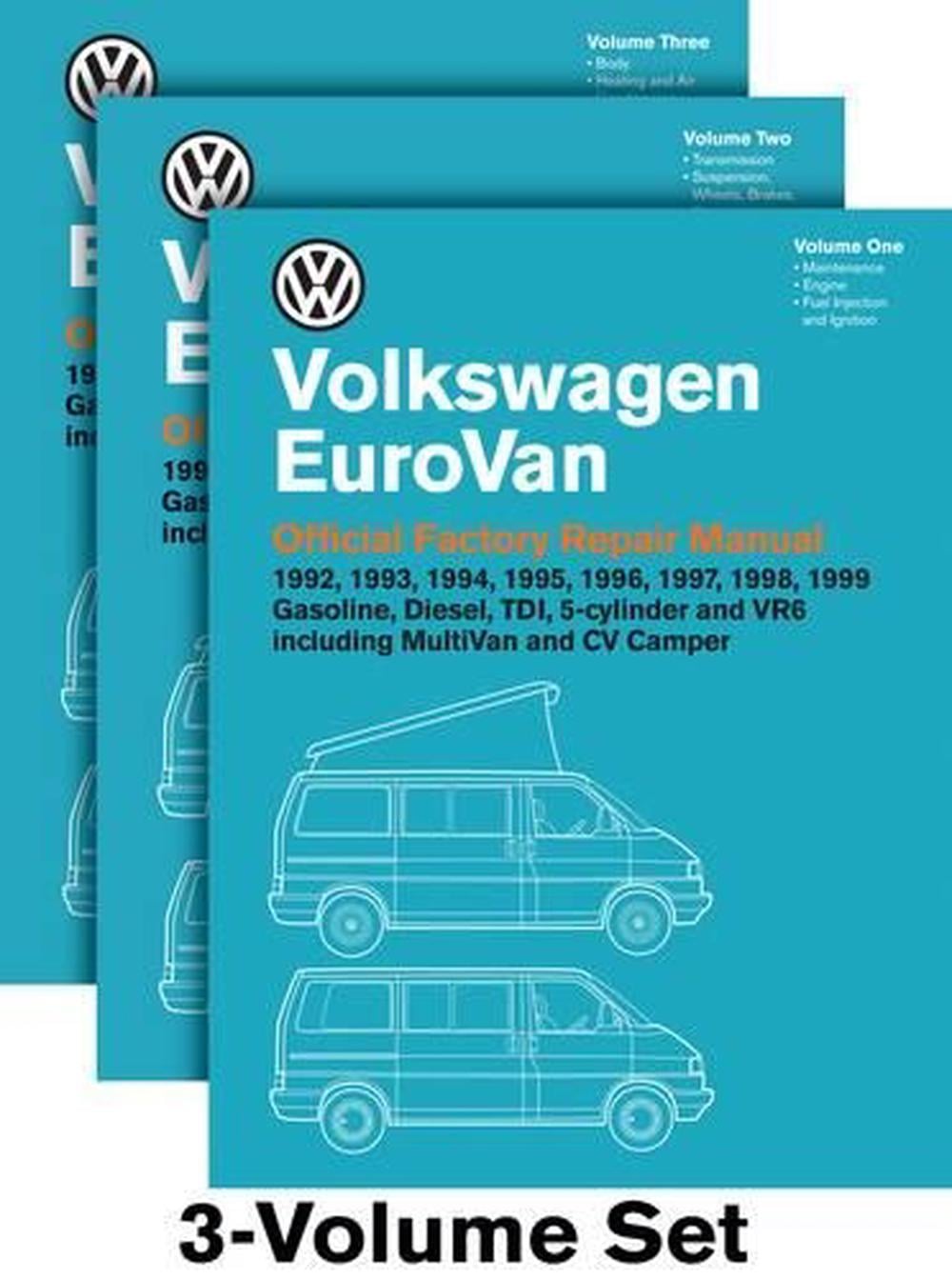 Volkswagen EuroVan Official Factory Repair Manual 1992-1999 by Volkswagen Of America - ISBN: 9780837616810