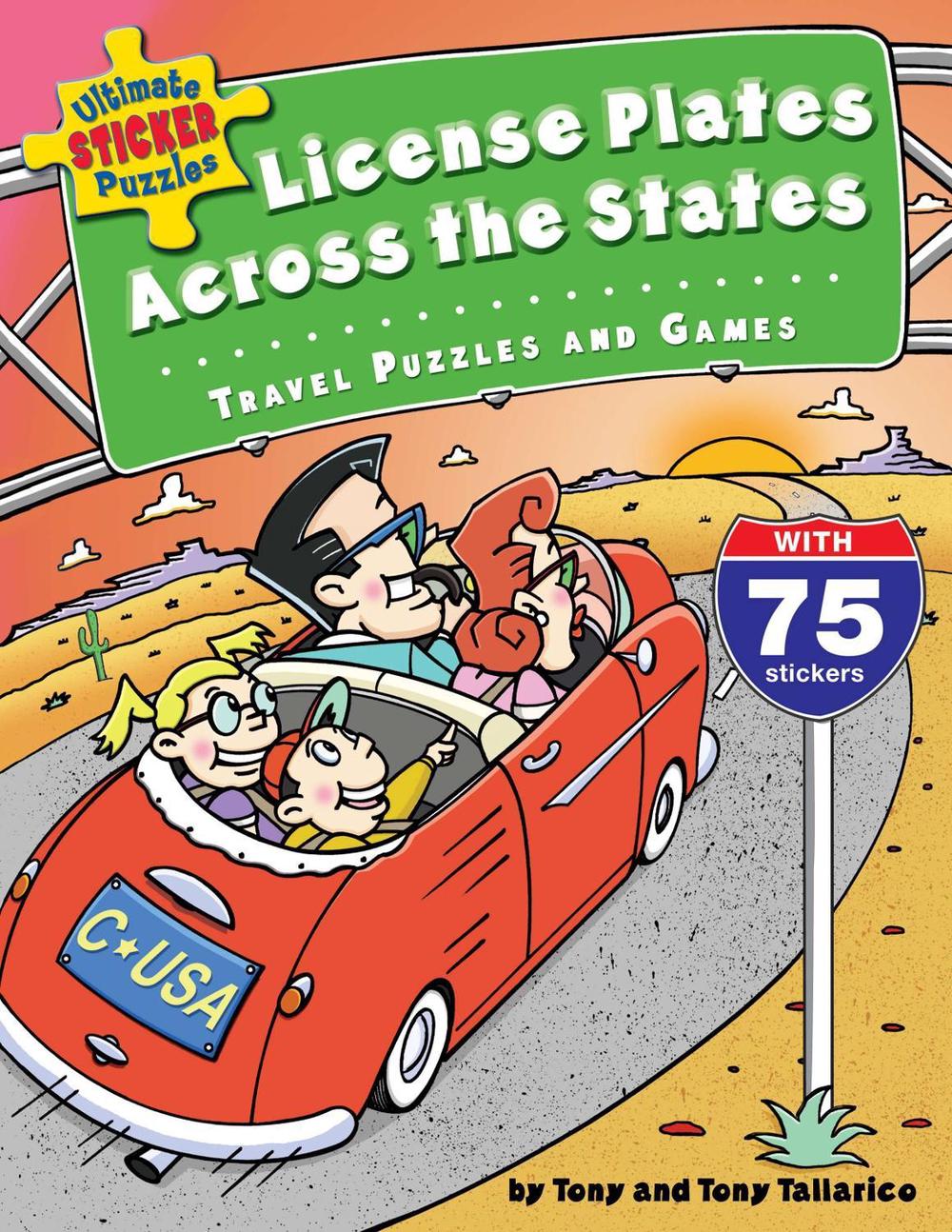 Ultimate Sticker Puzzles: License Plates Across the States by Tony Tallarico - ISBN: 9780843177374