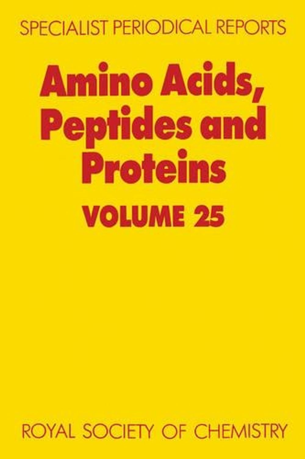 Amino Acids, Peptides and Proteins by G.C. Barrett - ISBN: 9780851862347