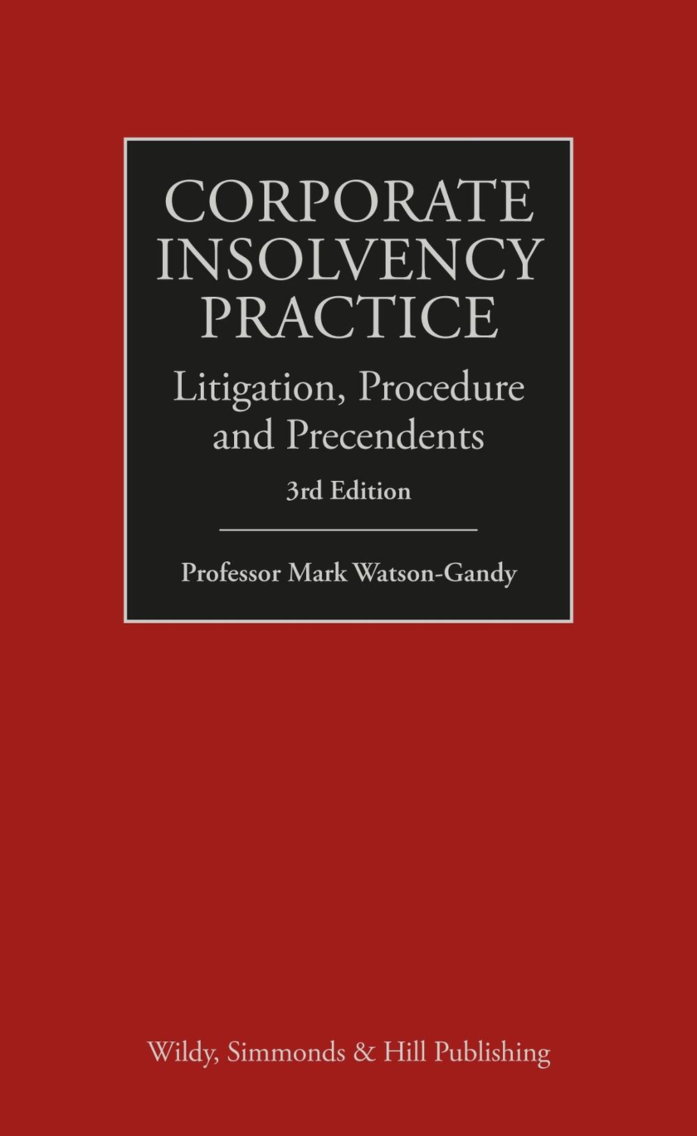 Corporate Insolvency Practice, 9780854903047