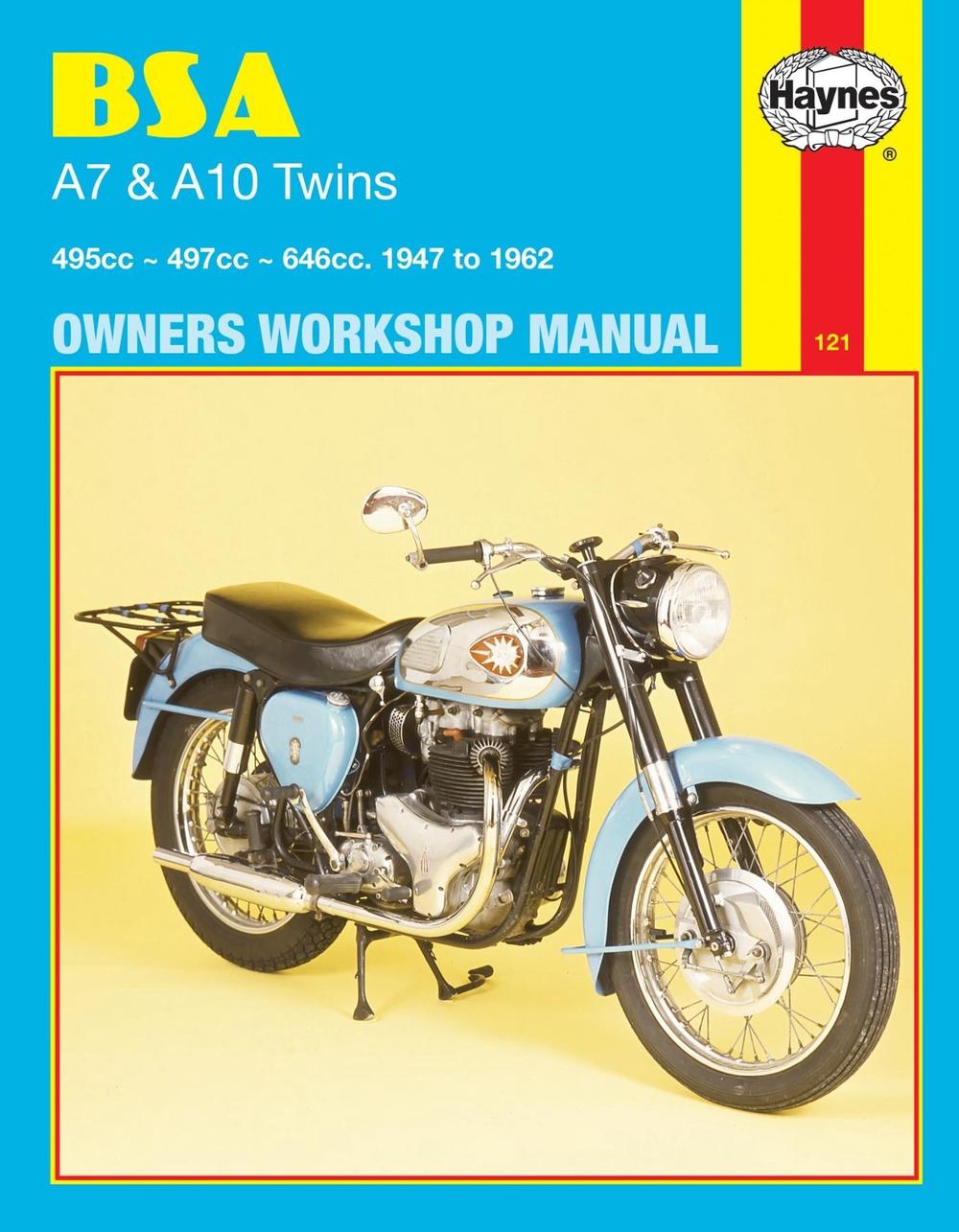 BSA A7 & A10 Twins (47 - 62) Haynes Repair Manual by Haynes Publishing - ISBN: 9780856961212