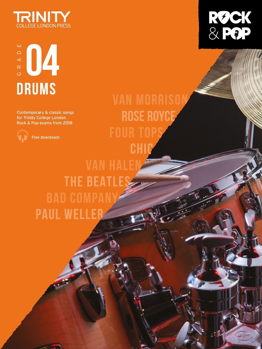 Trinity College London Rock & Pop 2018 Drums Grade 4 by Trinity - ISBN: 9780857366429