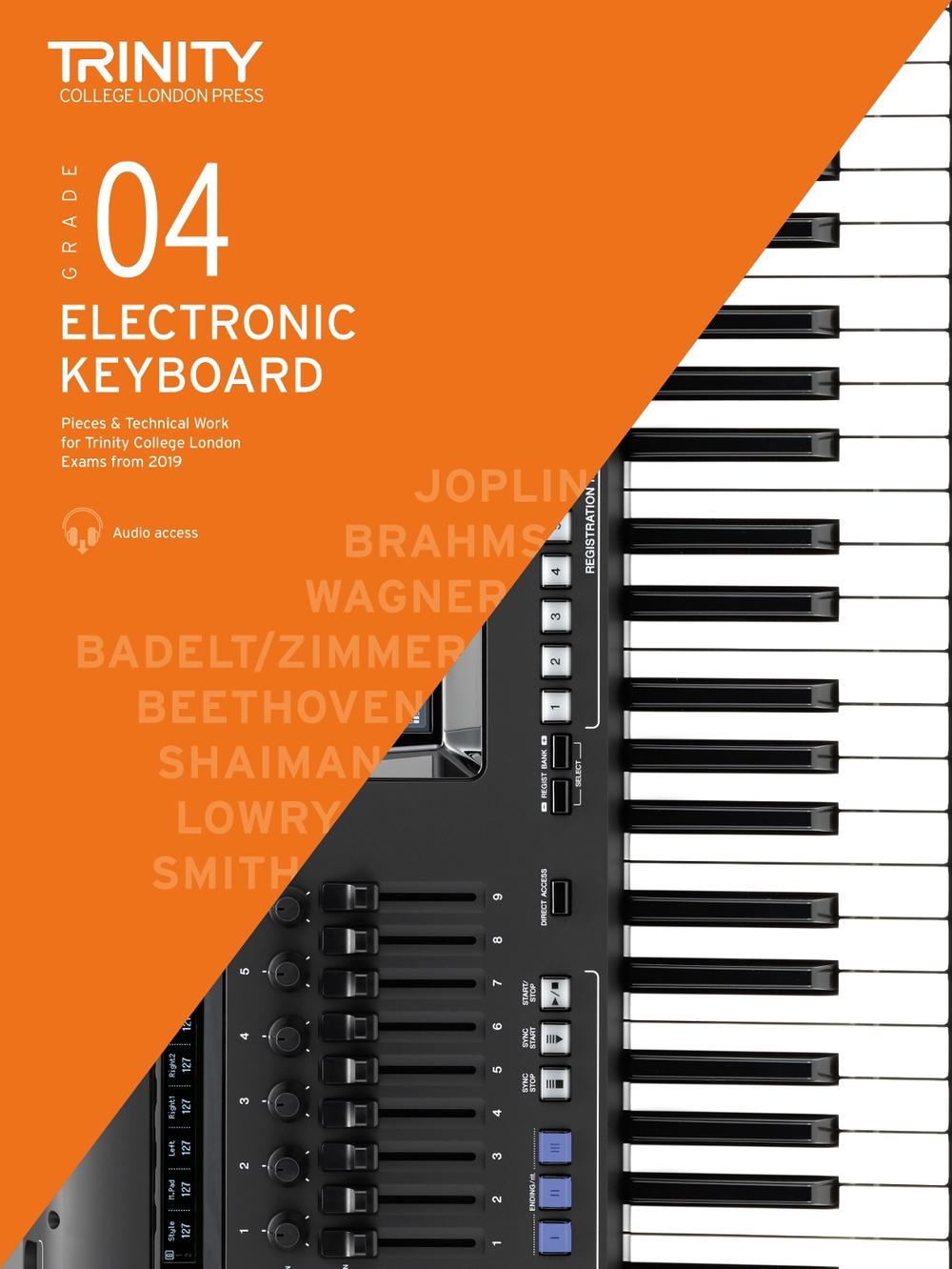 Trinity College London Electronic Keyboard Exam Pieces & Technical Work From 2019 Grade 4 by