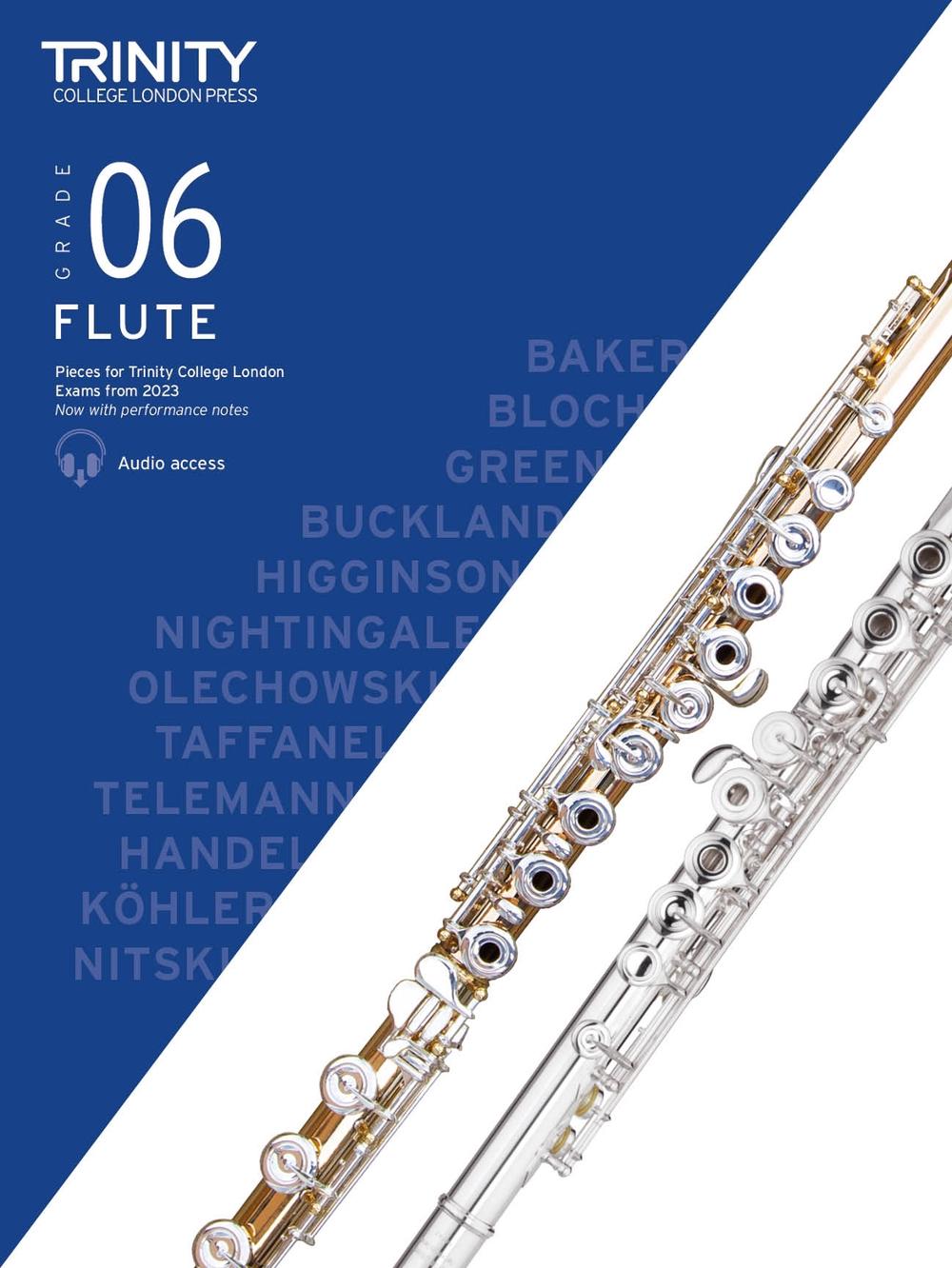 Trinity College London Flute Exam Pieces from 2023: Grade 6, 9780857369659