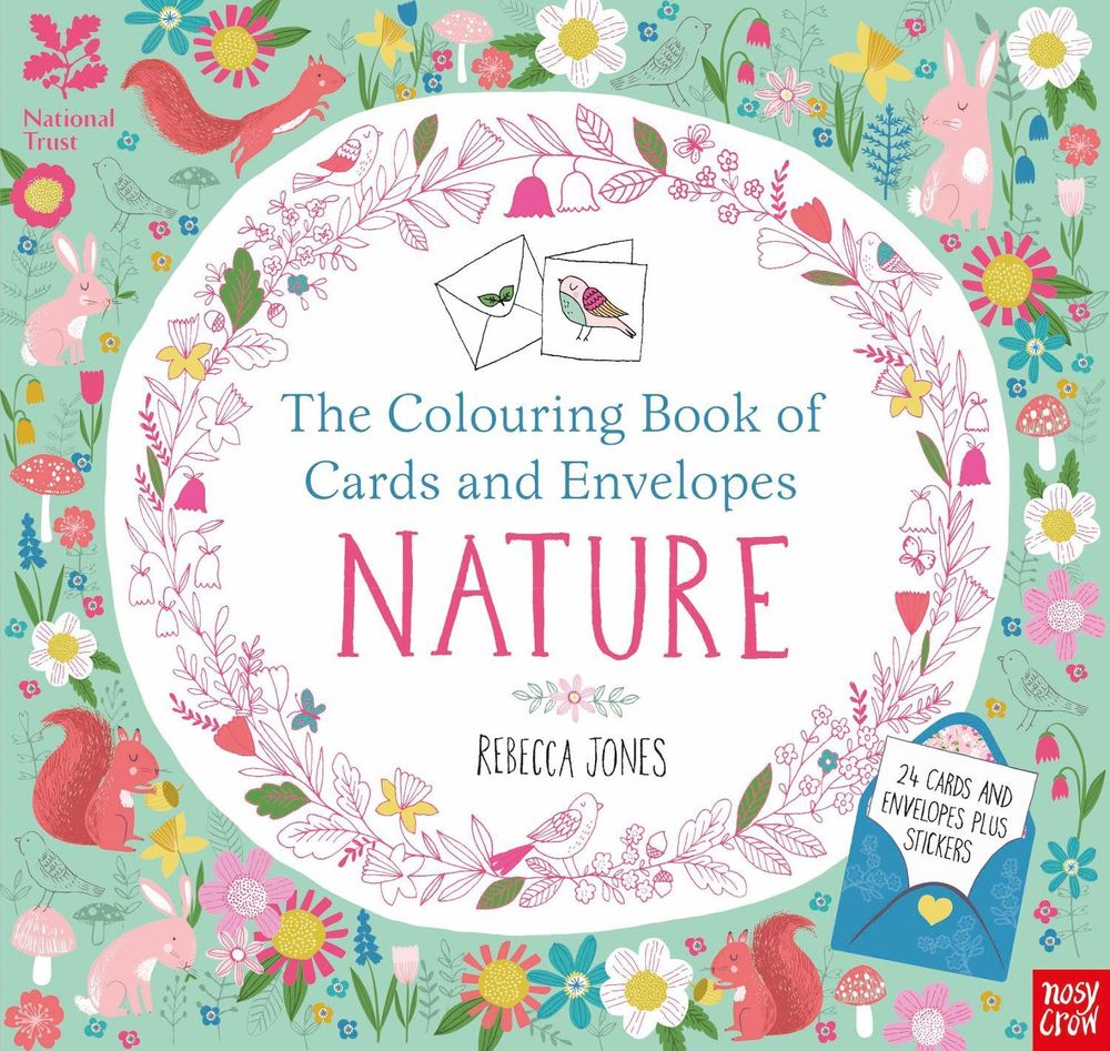 National Trust: The Colouring Book of Cards and Envelopes - Nature by Rebecca Jones - ISBN: 9780857637253