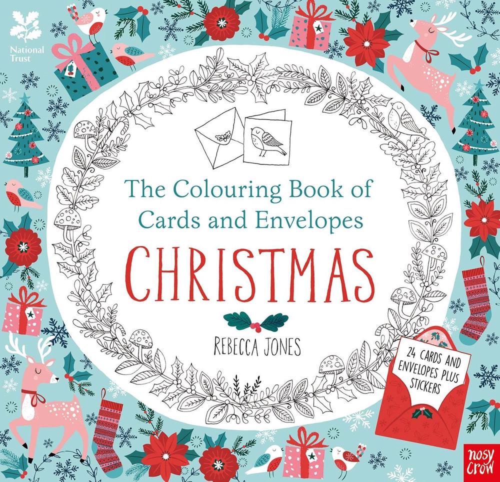 National Trust: The Colouring Book of Cards and Envelopes - Christmas, 9780857637260