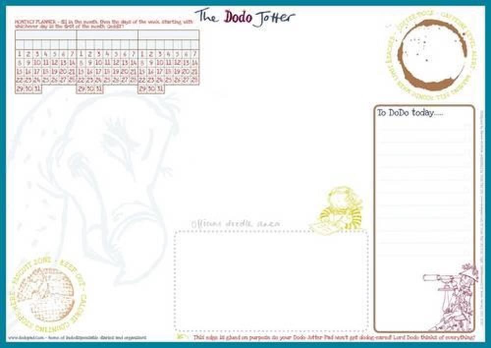 Dodo Pad Ltd Dodo Jotter Pad - A3, 9780857700742