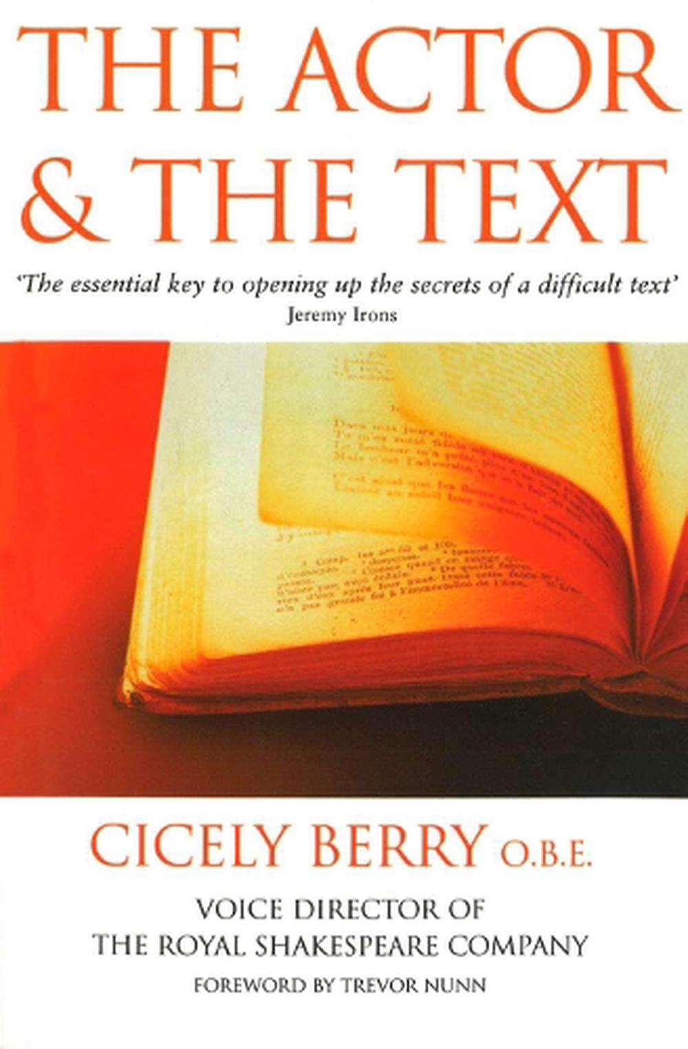 The Actor And The Text, 9780863697050