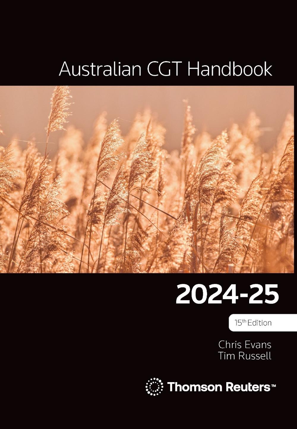 Australian CGT Handbook 2024-25, 9780864601070
