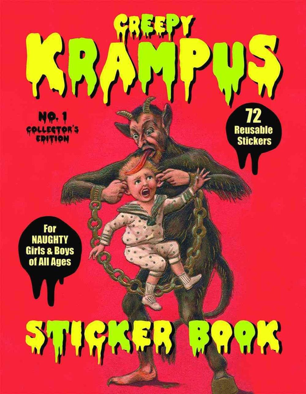 Creepy Krampus Sticker Book by Monte Beauchamp, Paperback ...