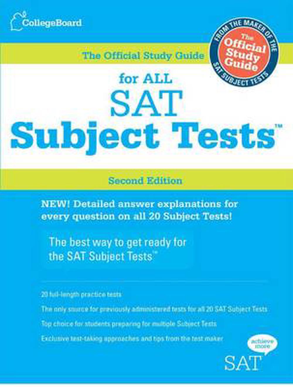 The Official Study Guide for All SAT Subject Tests [With 2 CDROMs] by ...