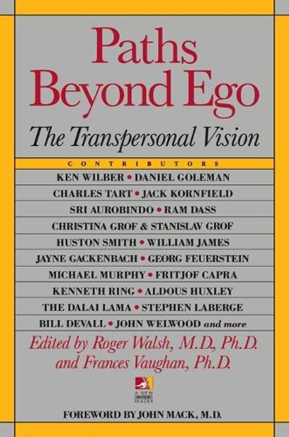 Paths Beyond Ego by Roger Walsh - ISBN: 9780874776782