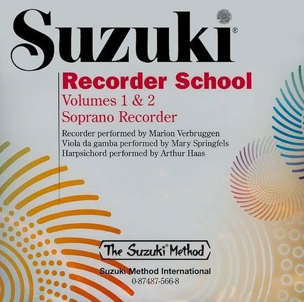 Suzuki Recorder School Soprano Rec. CD, Vol. 1 & 2, 9780874875669