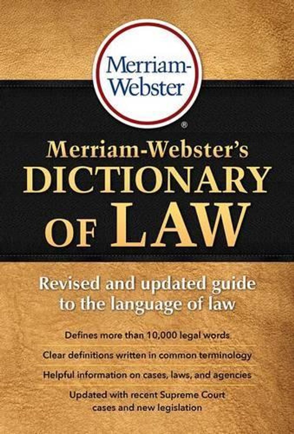 Merriam-Webster's Dictionary of Law by Merriam-Webster - ISBN: 9780877797357